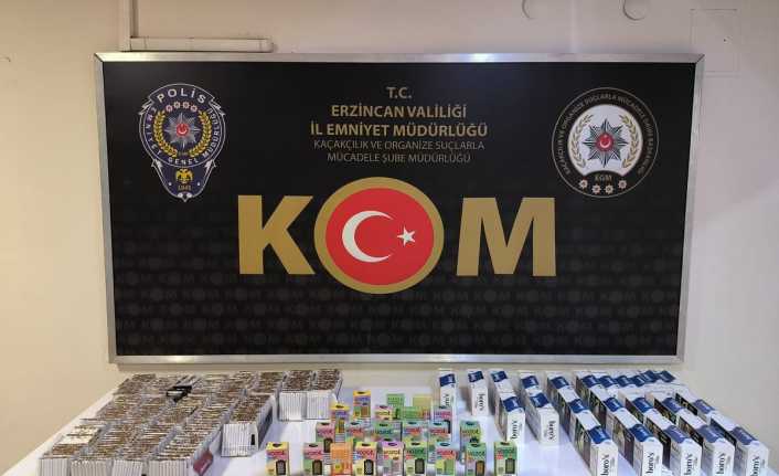 Erzincan’da polis ekiplerince düzenlenen