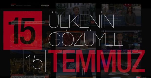 "15 Ülkenin Gözüyle 15 Temmuz" belgeselinde, 15 Temmuz'un yabancı medyaya
