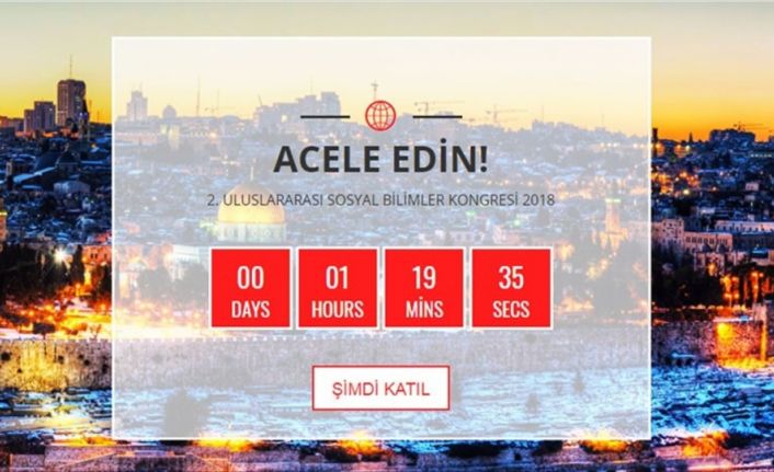 AA'nın Global İletişim Ortaklığı'nı üstlendiği 2. Uluslararası Sosyal Bilimler Kongresi,