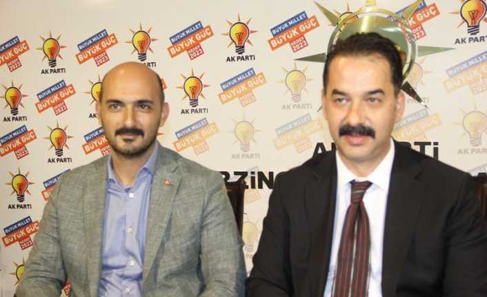 AK Parti Erzincan İl Başkanı Mehmet Cavit Şireci ve AK