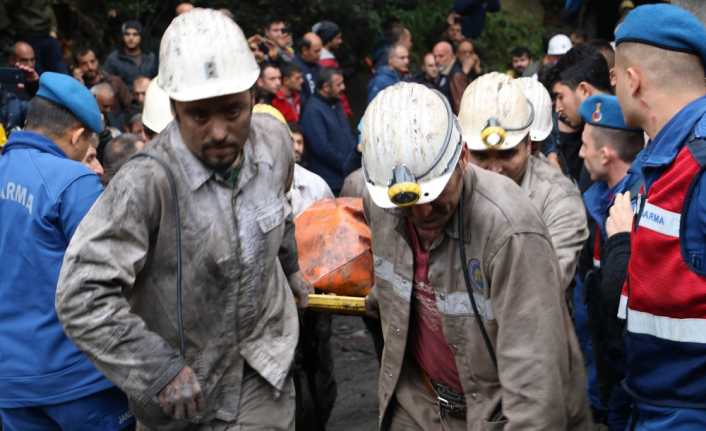 Zonguldak’ta bir maden ocağında meydana gelen metan gazı sıkışması nedeniyle