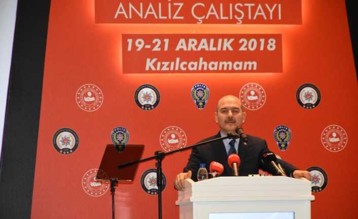 İçişleri Bakanı Süleyman Soylu, "Geçen yıl toplam 697 terör eylemini