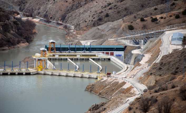 Erzincan’ın İliç ilçesinde bulunan Bağıştaş 2 Hidro Elektrik Santrali günlük