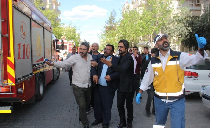 Şanlıurfa’da çıkan yangında anne ve babanın taziyeye gitmek için evde