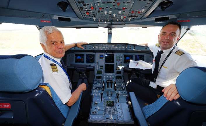 Türk Hava Yolları’nın (THY) kaptan pilotu Kemal İnce, 45 yıllık