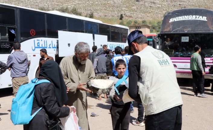 Suriye’nin başkenti Şam kırsalındaki Doğu Guta’nın Zemelka, Arbin ve Ayn