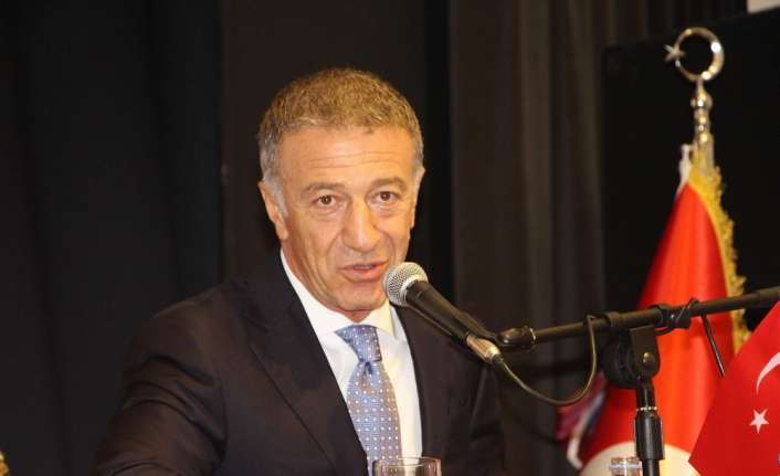 Trabzonspor Başkanı Ahmet Ağaoğlu, 50. yılda şampiyon olamadıklarını belirterek, “Yarım