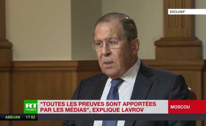 Rusya Dışişleri Bakanı Sergey Lavrov, Fransa’da yayın yapan Rusya merkezli