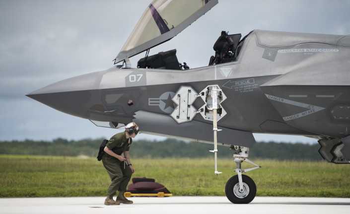 ABD’nin geçen ay düşen 5. Nesil savaş uçağı F-35’in düşüş