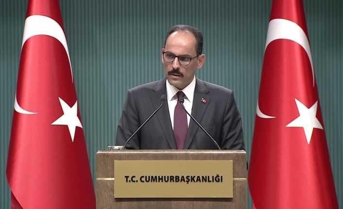 Cumhurbaşkanlığı Sözcüsü İbrahim Kalın, ABD’nin PYD ve YPG’yi meşru, terörle