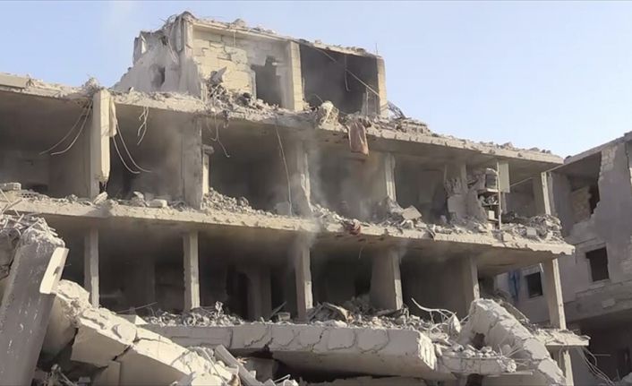 Zeytin Dalı Harekatı kapsamında terör örgütü YPG/PKK'dan temizlenen Afrin ilçe