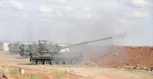TSK tarafından, terör örgütü PYD/PKK'nın işgal ettiği Suriye'nin Afrin bölgesine