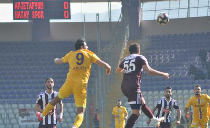 Spor Toto 1. Lig’in 12. haftasında Afjet Afyonspor, sahasında karşılaştığı