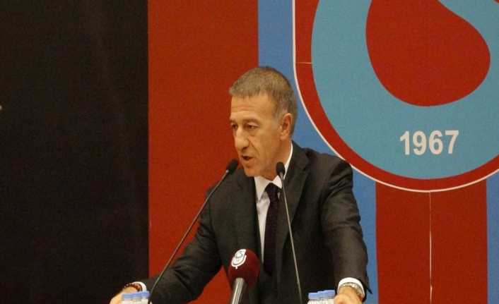 Trabzonspor Kulüp Başkanı Ahmet Ağaoğlu, Kulüpler Birliği bildirisi hakkında konuştu.