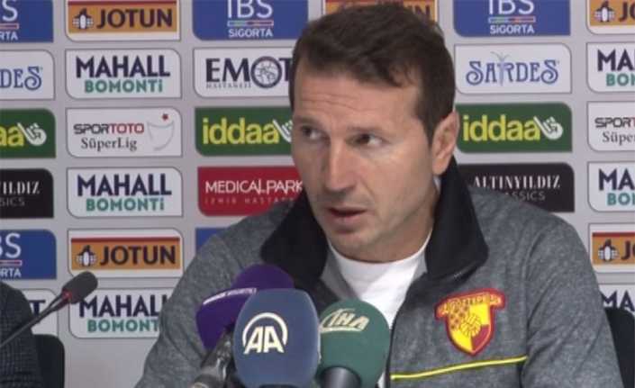 Atiker Konyaspor’u 3-2 mağlup eden Göztepe’de Teknik Direktör Bayram Bektaş,
