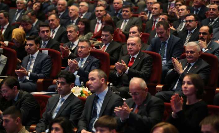 Cumhurbaşkanı Recep Tayyip Erdoğan, Beştepe Millet Kongre ve Kültür Merkezinde