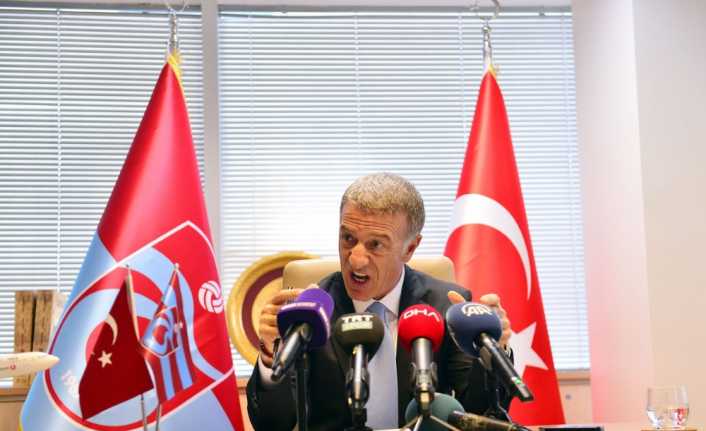 Trabzonspor Kulübü Başkanı Ahmet Ağaoğlu, Burak Yılmaz ile yaşanan gerilimin