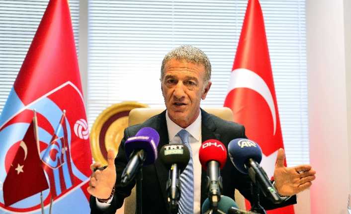 Trabzonspor Başkanı Ahmet Ağaoğlu, Süper Lig’in 9. haftasında Büyükşehir Belediye