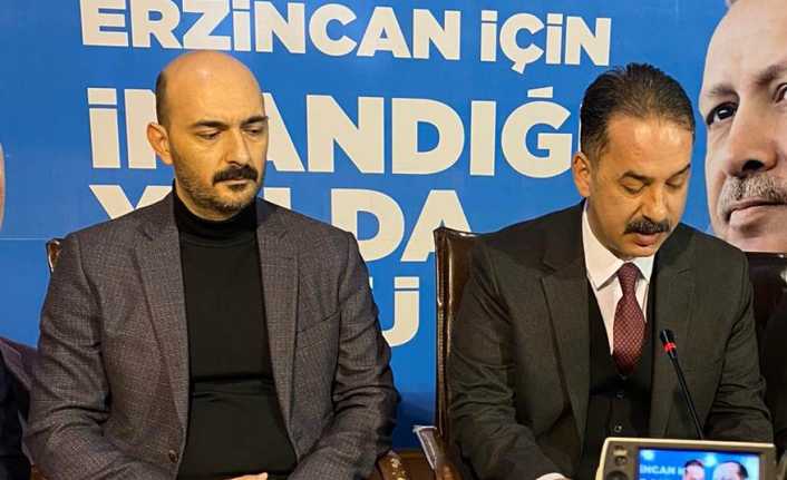 AK Parti Erzincan İl Başkanı Mehmet Cavit Şireci ve AK