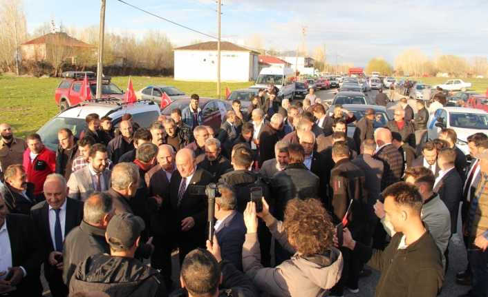 AK Parti Erzincan Milletvekili Adayları ve partililer Erzincan Çayırlı İlçesinde