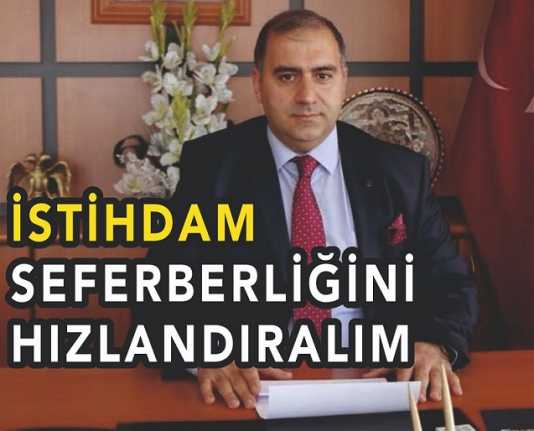 Erzincan Ticaret Borsası Yönetim Kurulu Başkanı Nadir Akar,  Cumhurbaşkanı