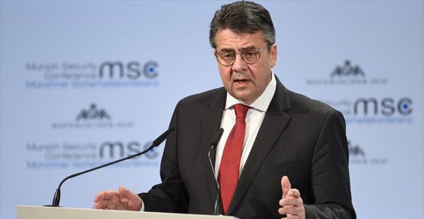 Münih'te devam eden 54. Uluslararası Güvenlik Konferansı'nda konuşan Almanya Dışişleri