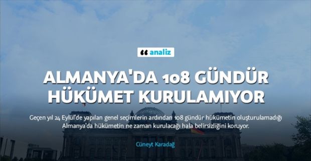Geçen yıl 24 Eylül'de yapılan genel seçimlerin ardından 108 gündür