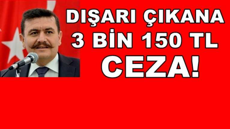 İçişleri Bakanlığı tarafından yapılan açıklamada, "Saat 24.00 itibariyle 65 yaş