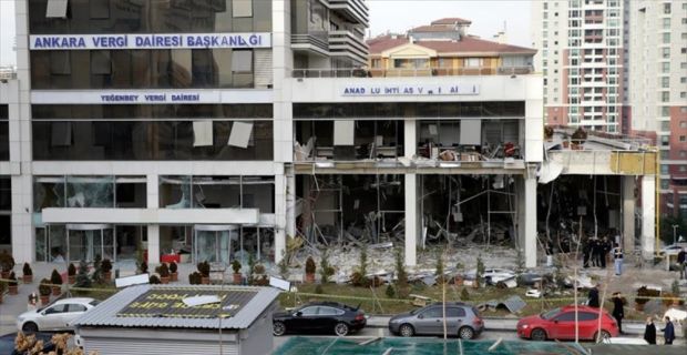Ankara Valiliği'nden, Çukurambar'daki Vergi Dairesi Başkanlığı'nda meydana gelen patlamada, bomba