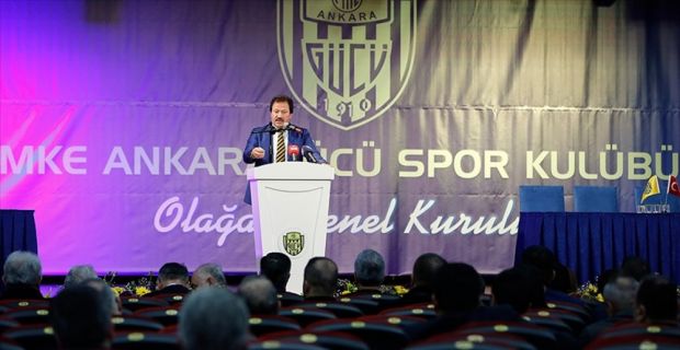 TFF 1 Lig ekiplerinden MKE Ankaragücü'nde Yiğiner, yeniden başkanlığa seçildi.