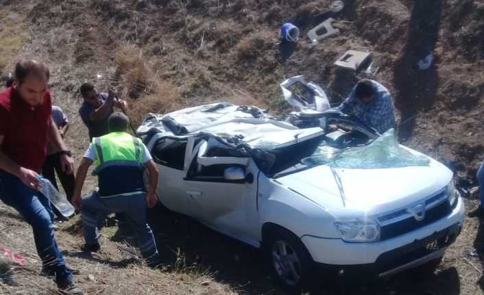 Antalya- Burdur karayolunda meydana gelen trafik kazasında aynı aileden 4