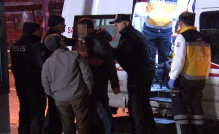 Ankara’da ticari taksinin çarptığı kişi yaralandı. Alkollü olduğu belirlenen şahıs,