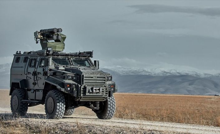 ASELSAN'ın Ejder Yalçın 4x4 Zırhlı Muharebe Aracı'na entegre ettiği Tanksavar