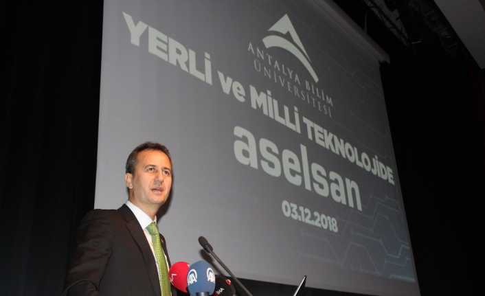 ASELSAN Yönetim Kurulu Başkanı Prof. Dr. Haluk Görgün, lazerin gerek