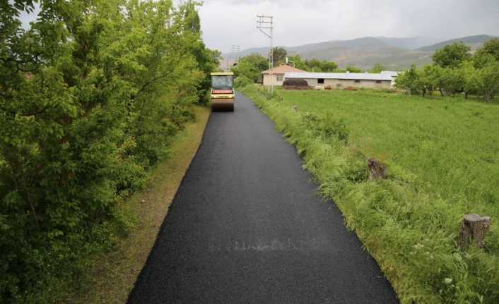 Hürrempalangası Mahallesi yolunda Asfalt