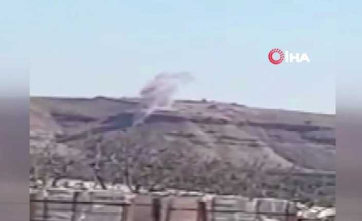 Askeri kaynaklar, Fırat’ın doğusundaki terör örgütü PKK/YPG hedeflerinden açılan ateşe