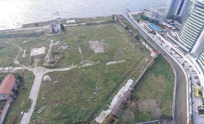 Mülkiyeti TOKİ'ye ait olan Ataköy'deki Baruthane arazisi, üzerindeki inşaat planından