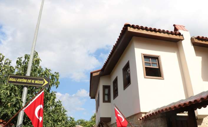 Çanakkale’nin Eceabat ilçesine bağlı Bigalı köyünde bulunan ‘Atatürk Evi Müzesi’,