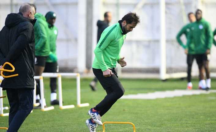 Atiker Konyaspor, Trabzonspor maçı hazırlıklarını sürdürüyor. 