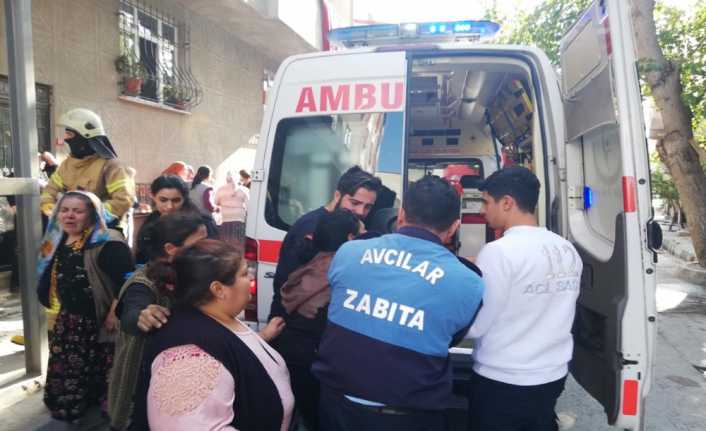 İstanbul Avcılar’da bulunan 4 katlı binanın giriş katındaki evde çıkan