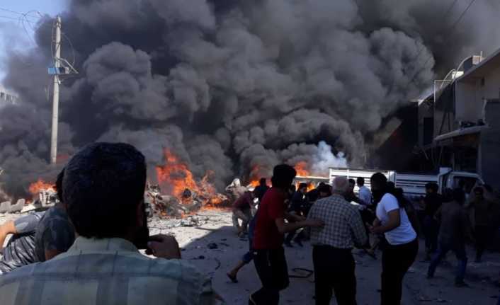 Suriye’nin Azez şehrinde bir araca döşenmiş patlayıcı infilak etti. İlk