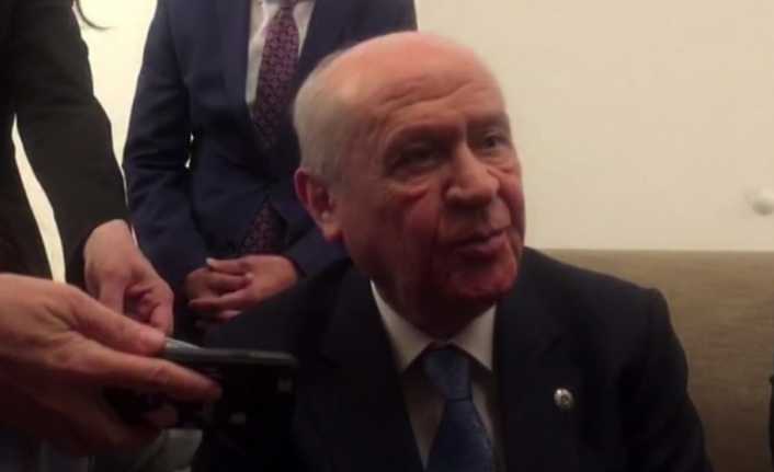 Milliyetçi Hareket Partisi (MHP) Genel Başkan Devlet Bahçeli, "Liderler seviyesinde