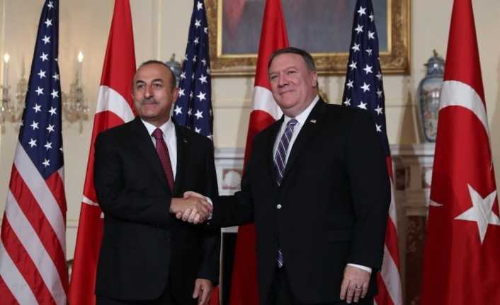 Dışişleri Bakanı Mevlüt Çavuşoğlu, Washington’da ABD’li mevkidaşı Mike Pompeo ile