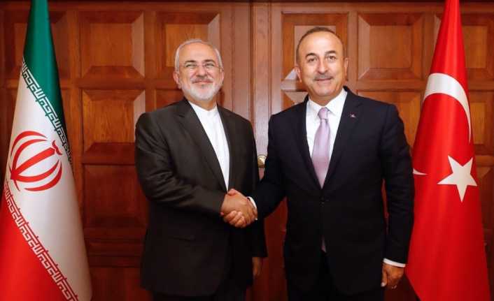 Dışişleri Bakanı Mevlüt Çavuşoğlu, İran Dışişleri Bakanı Cevad Zarif ile