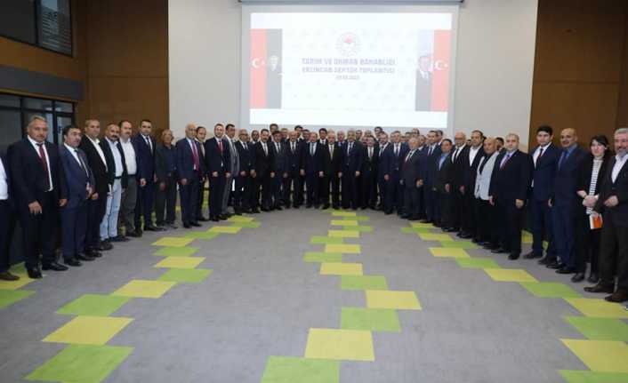 Tarım ve Orman Bakanı Vahit Kirişci, Erzincan’da "Tarım Sektör Temsilcileri