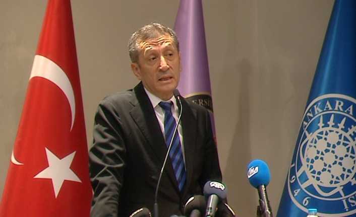 Milli Eğitim Bakanı Ziya Selçuk, “Şu anda önümüzdeki ilk hedef