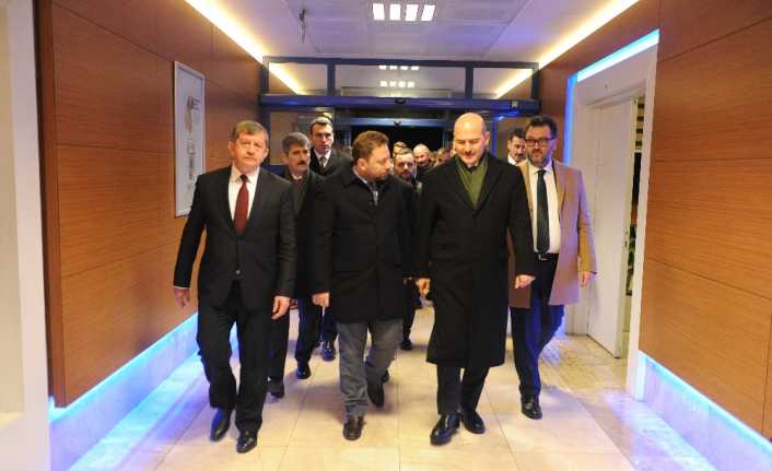 İçişleri Bakanı Süleyman Soylu, Rize İl Emniyet Müdürü Altuğ Verdi’nin