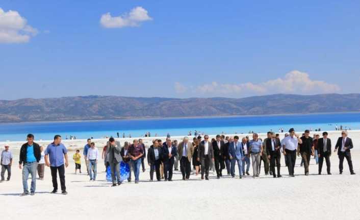 Salda Gölü’nün Koruma İmar Planı çalışmaları başta olmak üzere, artarak