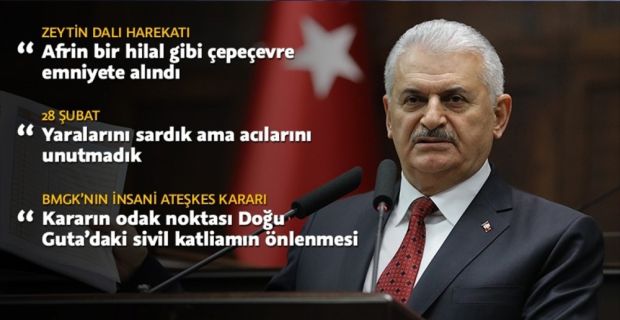 Başbakan Yıldırım, "28 Şubat'ın yaralarını sardık ama acılarını unutmadık. Milletin