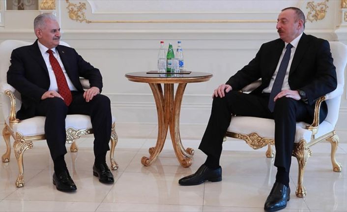 Başbakan Yıldırım'ın Azerbaycan Cumhurbaşkanı Aliyev ile görüşmesinde, Türkiye ile Azerbaycan'ın
